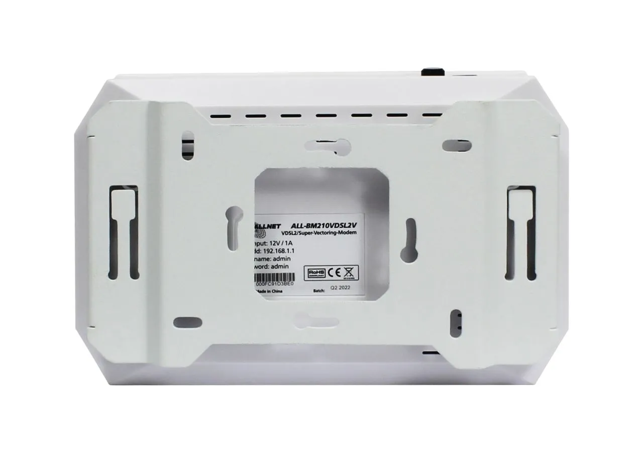 ALLNET ISP Bridge Modem VDSL2 / SuperVectoring zbh. Wandhalter für ALL-BM210 – Bild 4