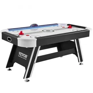 VEVOR Luftbetriebener Hockeytisch für den Innenbereich für Kinder & Erwachsene, LED-Sporthockeyspiel mit 2 Pucks, 2 Schiebern und elektronischem Punktesystem, Arcade-Gaming-Set für Spielzimmer VEVOR Luftbetriebener Hockeytisch für den Innenbereich für Kinder & Erwachsene, LED-Sporthockeyspiel mit 2 Pucks, 2 Schiebern und elektronischem Punktesystem, Arcade-Gaming-Set für Spielzimmer