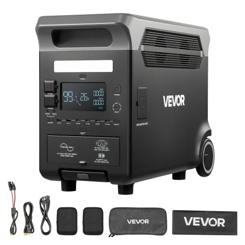 VEVOR tragbare Powerstation 3600 W, 3840 Wh, Solargenerator mit 10 Ausgangsanschlüssen, 6 einstellbarer Eingangsleistung, LiFePO4-Batterie-Backup (Solarpanel NICHT im Lieferumfang enthalten) VEVOR tragbare Powerstation 3600 W, 3840 Wh, Solargenerator mit 10 Ausgangsanschlüssen, 6 einstellbarer Eingangsleistung, LiFePO4-Batterie-Backup (Solarpanel NICHT im Lieferumfang enthalten)
