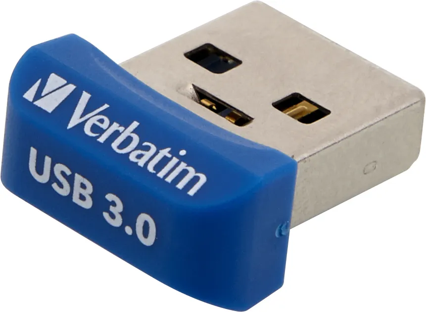 Verbatim Store 'n' Stay NANO - USB 3.0-Stick 64 GB - Blau – Bild 2