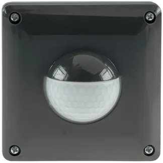 Unterputz PIR Bewegungsmelder 190° IP65 2 & 3 – Draht Technik, anthrazit Unterputz PIR Bewegungsmelder 190° IP65 2 & 3 – Draht Technik, anthrazit
