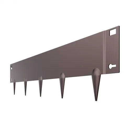 VEVOR Rasenkante, 5er-Pack, 990x207x1,5 mm, rostbeständige Metall-Beeteinfassung, biegbare Garteneinfassung, Beetumrandung, einfach zu installieren, Blumenbeet-Hofweg-Teiler, braun – Bild 9