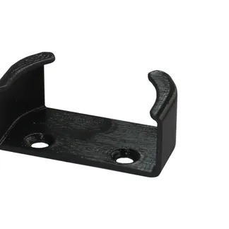 Shelly Zubehör / Wandhalterung für Shelly Button 1, offen, schwarz Shelly Zubehör / Wandhalterung für Shelly Button 1, offen, schwarz