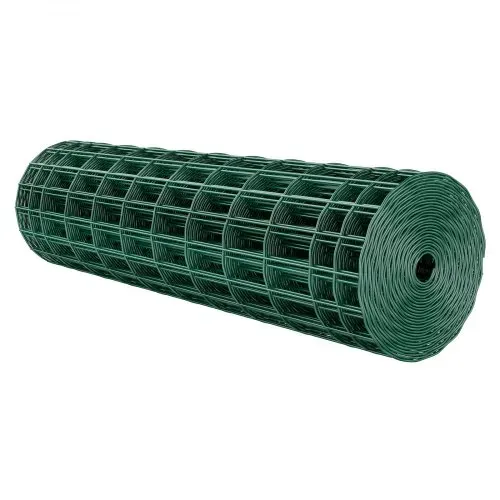 VEVOR Gartenzaun, 1x25 m, Maschenweite 5,08x10,16 cm, φ2,1 mm, verzinkter Stahldraht, Viehzaun geeignet für Rinder, Schweine & Schafe, vinylbeschichteter Weidezaun für Tiergehege, Käfige, grün – Bild 8