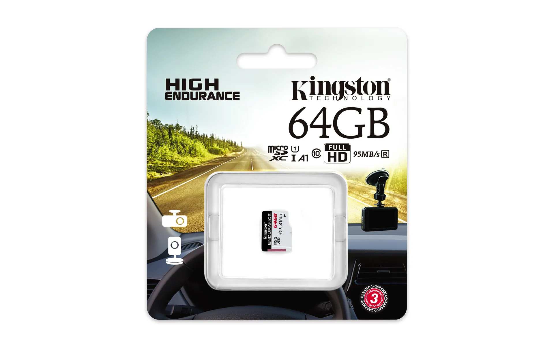 Kingston Technology High Endurance 64 GB MicroSD UHS-I Klasse 10 – Bild 3