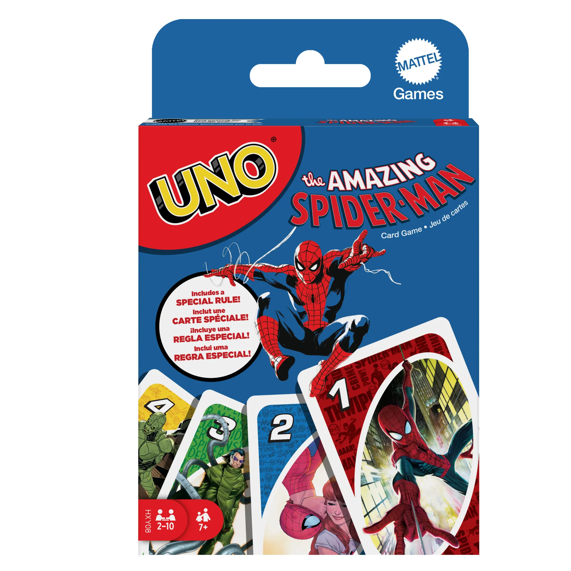 Games UNO The Amazing Spider-Man Kartenspiel für Kinder, Erwachsene und Familien-Spieleabende, inspiriert von der Marvel Comicreihe Games UNO The Amazing Spider-Man Kartenspiel für Kinder, Erwachsene und Familien-Spieleabende, inspiriert von der Marvel Comicreihe