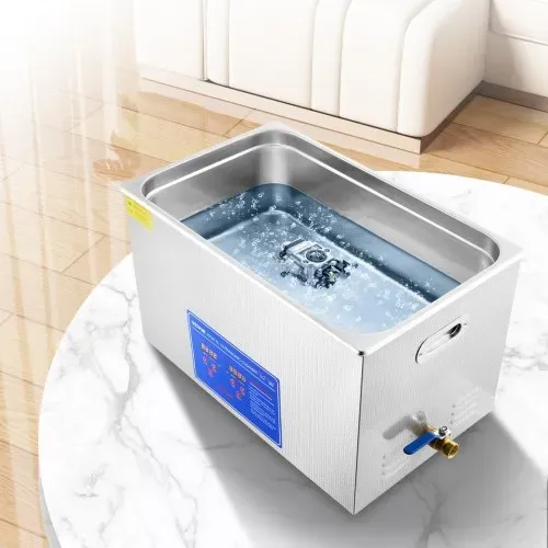 VEVOR 30 L Ultraschallreinigungsgerät Ultraschallreiniger mit Heizung 600 W Ultraschallreiniger aus Edelstahl Ultraschall Reinigungsgerät für Brillen Schmuck Zahnprothesen Münzen usw. – Bild 7
