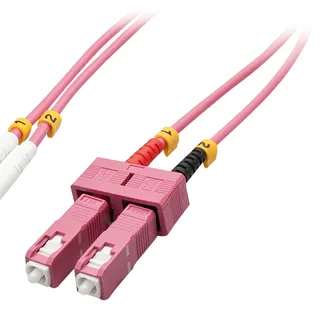 Lindy 46364 InfiniBand/Glasfaserkabel 10 m LC SC Pink Lindy 46364 InfiniBand/Glasfaserkabel 10 m LC SC Pink