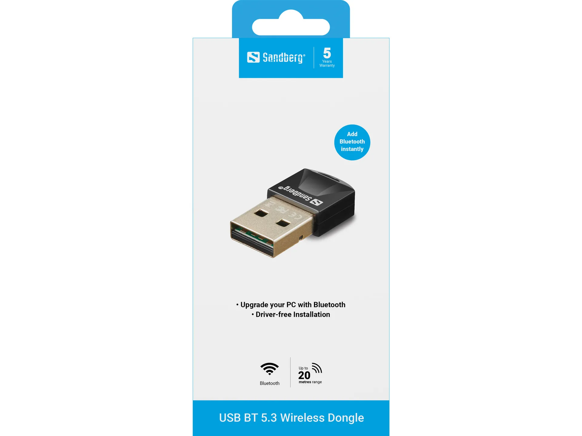 Sandberg 134-34 Netzwerkkarte Bluetooth 3 Mbit/s – Bild 4