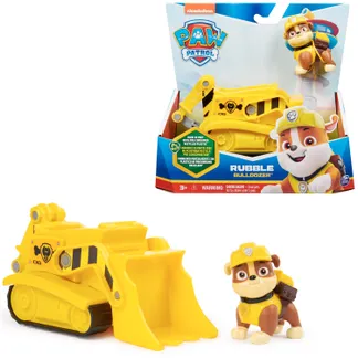 PAW Patrol , Baustellen-Fahrzeug mit Rubble-Figur (Sustainable Basic Vehicle/Basis Fahrzeug) PAW Patrol , Baustellen-Fahrzeug mit Rubble-Figur (Sustainable Basic Vehicle/Basis Fahrzeug)