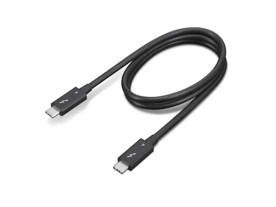 Lenovo 4X91K16968 Thunderbolt-Kabel 0,7 m 40 Gbit/s Schwarz Lenovo 4X91K16968 Thunderbolt-Kabel 0,7 m 40 Gbit/s Schwarz