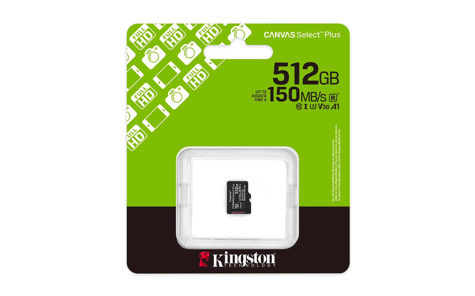 Kingston Technology 512GB micSDXC Canvas Select Plus Gen3 150R A1 (Ohne SD-Adapter)P – Bild 3