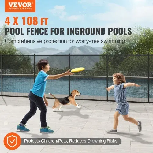 VEVOR Poolzaun 1,21 x 32,91 m, abnehmbarer Kindersicherheitszaun, einfach selbst zu installierender Swimmingpoolzaun, 340 g Teslin PVC-Poolzaunnetz schützt Kinder und Haustiere VEVOR Poolzaun 1,21 x 32,91 m, abnehmbarer Kindersicherheitszaun, einfach selbst zu installierender Swimmingpoolzaun, 340 g Teslin PVC-Poolzaunnetz schützt Kinder und Haustiere