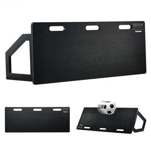 VEVOR Fußball Rebound Board, Tragbares Bounce Board 1150 x 450 mm, HDPE Rebounder Wand Rebound Equipment, Kinder & Jugendliche, Trainingsboard, Rebounder Kicker für Fußballtraining, Schwarz VEVOR Fußball Rebound Board, Tragbares Bounce Board 1150 x 450 mm, HDPE Rebounder Wand Rebound Equipment, Kinder & Jugendliche, Trainingsboard, Rebounder Kicker für Fußballtraining, Schwarz