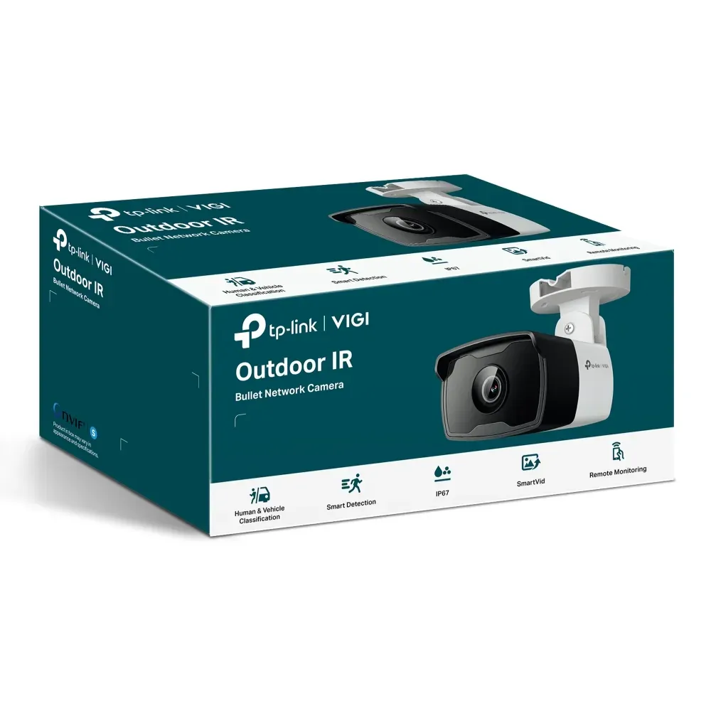 TP-Link - 4MP Outdoor Bullet Network Camera - VIGI C340I(2.8mm) – Bild 4