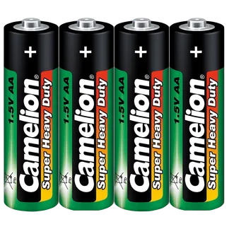 Mignon-Batterie CAMELION Super Heavy Duty, 1,5 V, Typ AA/R6, 4er-Pack Mignon-Batterie CAMELION Super Heavy Duty, 1,5 V, Typ AA/R6, 4er-Pack