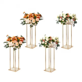 VEVOR 4er-Set Blumenhocker Eckig 20x20x60cm Blumenständer Eisen Beistelltisch Modern Blumensäule Gold-Galvanisierung Pflanzenhocker Pflanzenständer Metallständer für Dekoration von Bars Hotels Cafés VEVOR 4er-Set Blumenhocker Eckig 20x20x60cm Blumenständer Eisen Beistelltisch Modern Blumensäule Gold-Galvanisierung Pflanzenhocker Pflanzenständer Metallständer für Dekoration von Bars Hotels Cafés