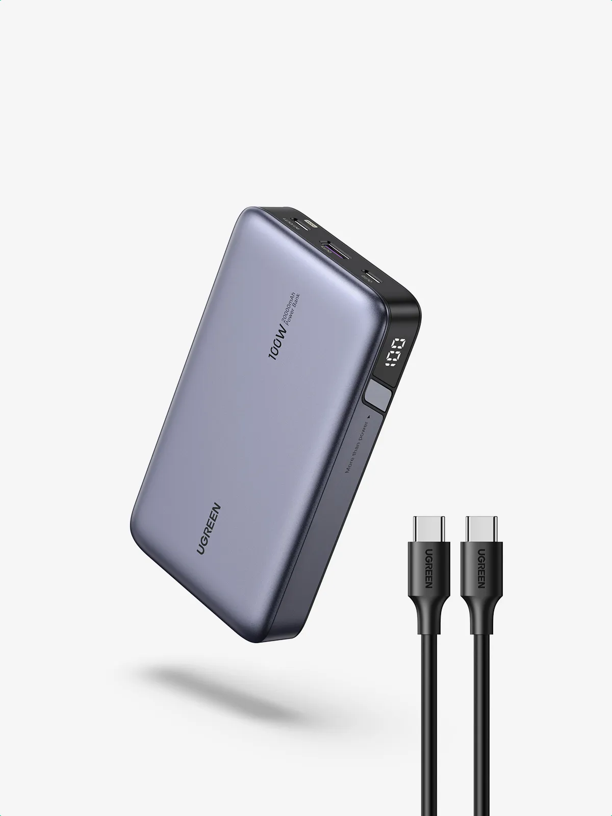 Ugreen 25188 Powerbank 20000 mAh Grau – Bild 3