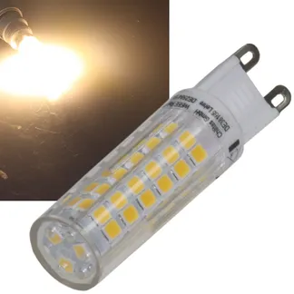LED Stiftsockel G9, 6W, 590lm 3000k, 330°, 230V, warmweiß LED Stiftsockel G9, 6W, 590lm 3000k, 330°, 230V, warmweiß
