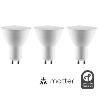 LED-Leuchtmittel ITIUS, GU10, 4,8W, 500lm, RGB+CCT, matter über Thread, 3er-Pack LED-Leuchtmittel ITIUS, GU10, 4,8W, 500lm, RGB+CCT, matter über Thread, 3er-Pack