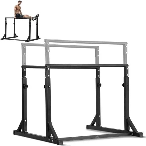 VEVOR Dip-Stange, Schwerlast-Dip-Ständerstation Einstellbar 363 kg, Fitness-Workout-Dip-Bar-Station Stabilisator Parallette Liegestützständer, Parallelbarren für Krafttraining im Heim-Fitnessstudio VEVOR Dip-Stange, Schwerlast-Dip-Ständerstation Einstellbar 363 kg, Fitness-Workout-Dip-Bar-Station Stabilisator Parallette Liegestützständer, Parallelbarren für Krafttraining im Heim-Fitnessstudio