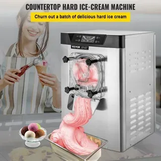 VEVOR kommerzielle Eismaschine Eiscrememaschine 16-20 L/H Eiscreme, 1400 W Harteiscreme-Maschine mit intelligentem LCD-Display & verschiedenen Geschmacksrichtungen, für Snackbar, Restaurant Silber VEVOR kommerzielle Eismaschine Eiscrememaschine 16-20 L/H Eiscreme, 1400 W Harteiscreme-Maschine mit intelligentem LCD-Display & verschiedenen Geschmacksrichtungen, für Snackbar, Restaurant Silber
