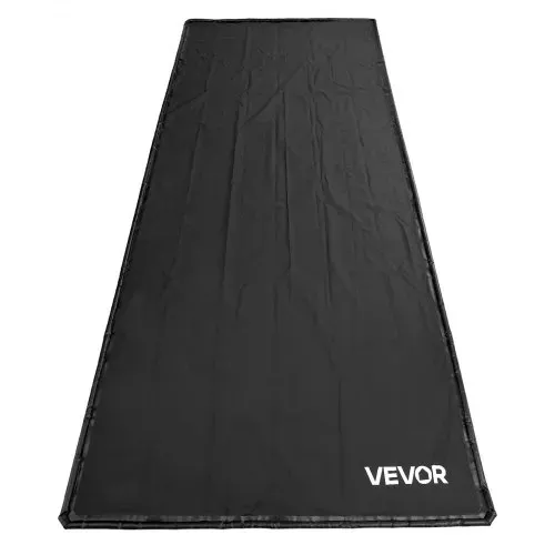 VEVOR Auffangmatte PVC-Garagenbodenmatte rutschfest (2,4 x 5,5 x 0,03 m) mit Abziehbesen, strapazierfähiger & wasserdichter Auffangschutz Bodenschutz vor Schnee Regen Schlamm, Garagenmatte Schwarz – Bild 9