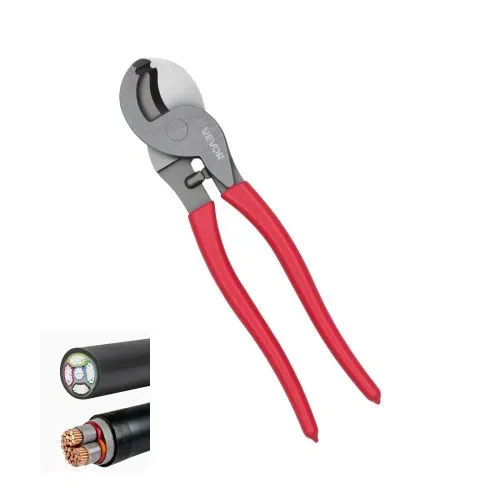 VEVOR Hochleistungs-Kabelschneider,235 mm Kompaktgröße mit Geschmiedeten Klingen und PVC-beschichteten Griffe, für 4/0 AWG Aluminium-, 2/0 AWG Weichkupfer- und 100-Paar-24AWG-Kommunikationskabel VEVOR Hochleistungs-Kabelschneider,235 mm Kompaktgröße mit Geschmiedeten Klingen und PVC-beschichteten Griffe, für 4/0 AWG Aluminium-, 2/0 AWG Weichkupfer- und 100-Paar-24AWG-Kommunikationskabel