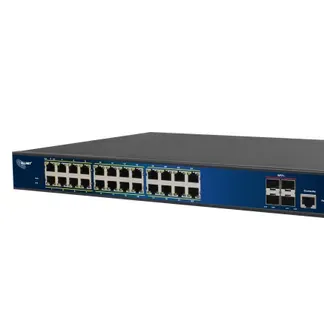 ALLNET Switch full managed Layer2+ 24 Port • 24x GbE • PoE Budget 370W • 24x PoE at • 4x SFP+ • 19″ • JSON API • ALL-SG8628PMJ-10G ALLNET Switch full managed Layer2+ 24 Port • 24x GbE • PoE Budget 370W • 24x PoE at • 4x SFP+ • 19″ • JSON API • ALL-SG8628PMJ-10G