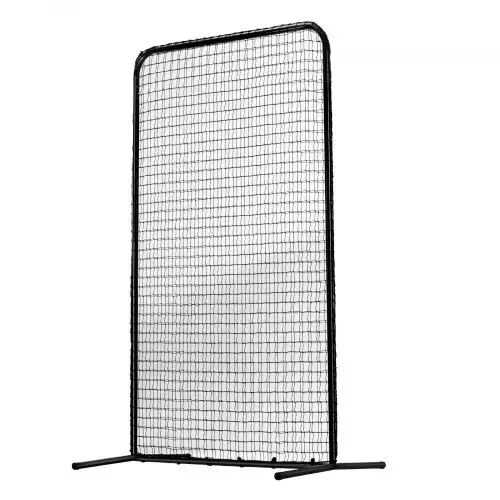 VEVOR I-Typ für Schlägerkäfig 1220 x 910 x 2130 mm Baseball- und Softball-Sicherheitsschirm Körperschutz Tragbarer Schlagschirm mit Tragetasche & Bodenpfählen, Outdoor Baseball-Pitching-Netz Schwarz – Bild 8