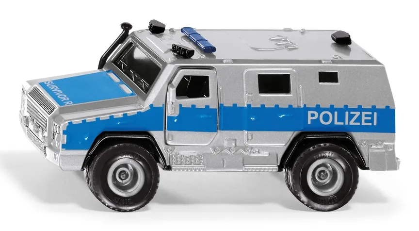 Siku Rheinmetall MAN Survivor R Modell Polizeiwagen Vormontiert 1:50 Siku Rheinmetall MAN Survivor R Modell Polizeiwagen Vormontiert 1:50