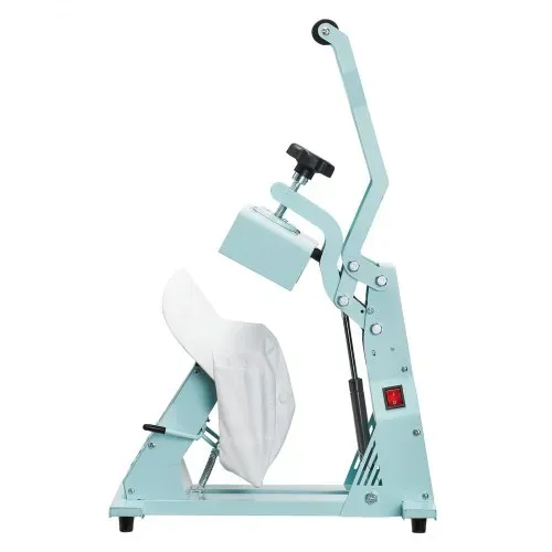 VEVOR Hutpresse mit 2 austauschbaren Platten (16 x 6,5 cm / 16 x 8 cm), Hut-Hitzepresse mit präziser Temperatur- und Zeitregelung, Mützenpresse Heat Press für Kappen Stirnbänder Gesichtsmasken – Bild 10