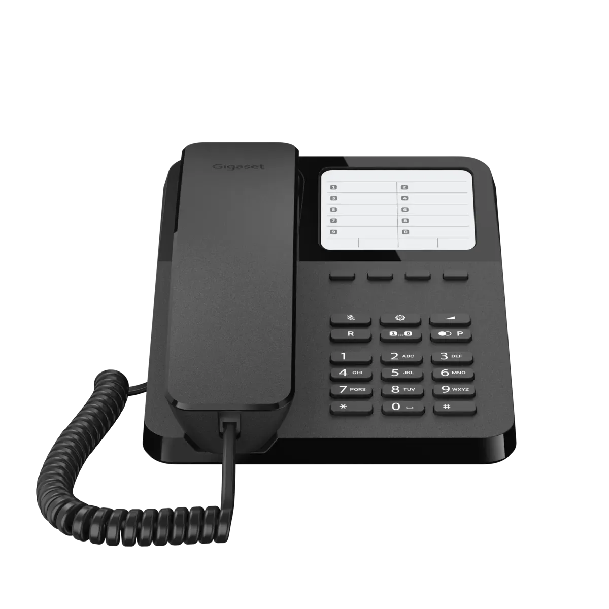 Gigaset DESK 400 schwarz, anloges Telefon – Bild 2