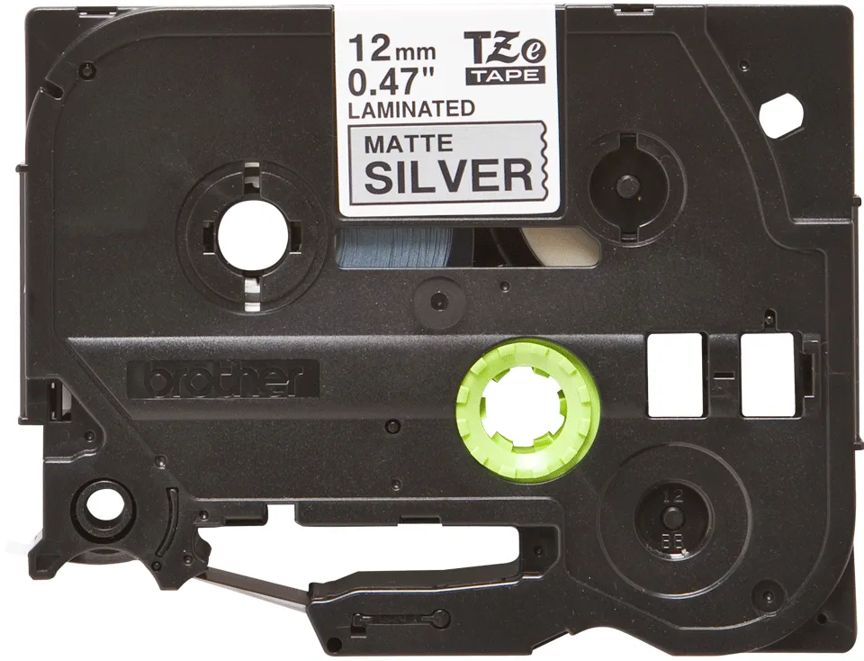 Brother TZE-M931 Etiketten erstellendes Band schwarz auf silber – Bild 2