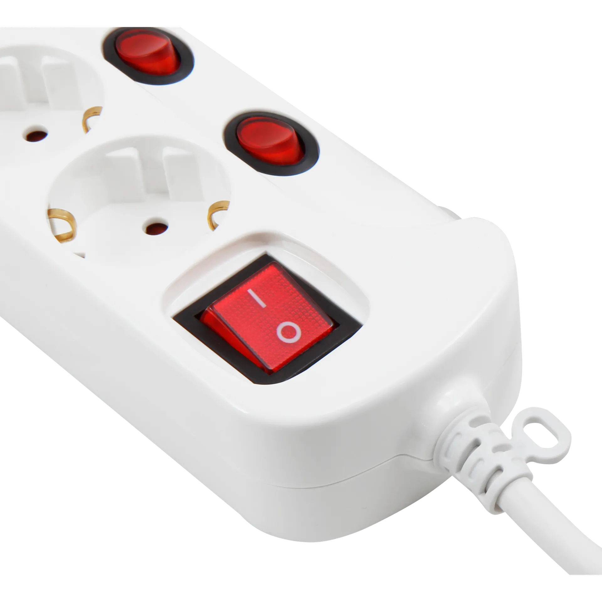 Steckdosenleiste McPower, 3-fach mit Einzelschaltung, 1,5m Zuleitung – Bild 2