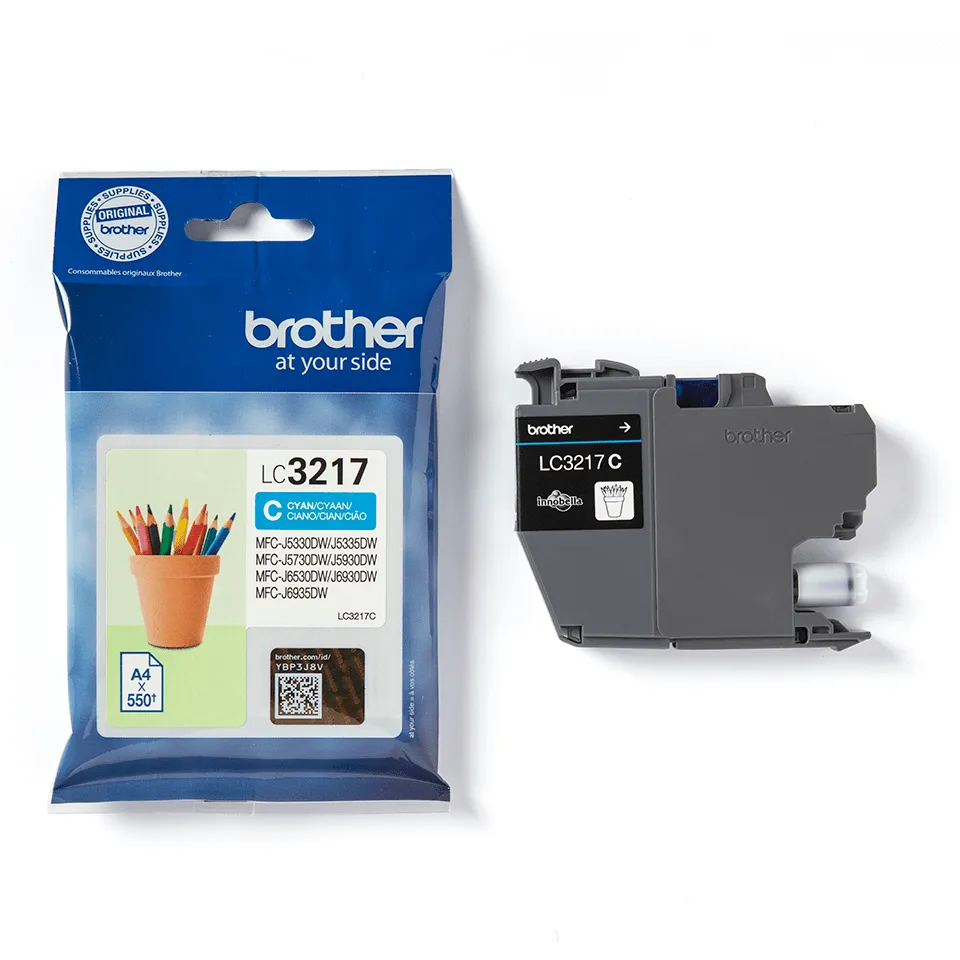 Brother LC3217C Druckerpatrone 1 Stück(e) Original Cyan – Bild 2