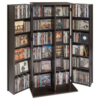 VEVOR DVD-Schrank mit 24 Fächern, Medienaufbewahrungsschrank Standschrank 610 x 368 x 1270 mm, Platzsparendes CD-Schrank für CDs DVDs Bücher Spiele-Discs, Wohnzimmer Homeoffice Aufnahmestudio, Schwarz VEVOR DVD-Schrank mit 24 Fächern, Medienaufbewahrungsschrank Standschrank 610 x 368 x 1270 mm, Platzsparendes CD-Schrank für CDs DVDs Bücher Spiele-Discs, Wohnzimmer Homeoffice Aufnahmestudio, Schwarz