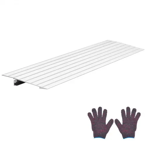 VEVOR Türschwellenrampe, 196x864x26 mm, Rollstuhlrampe aus Aluminiumlegierung mit einer Tragkraft von 360 kg, Bordsteinrampe für Heimtreppen für Rollstühle Roller Gehhilfen Fahrräder Dreiräder VEVOR Türschwellenrampe, 196x864x26 mm, Rollstuhlrampe aus Aluminiumlegierung mit einer Tragkraft von 360 kg, Bordsteinrampe für Heimtreppen für Rollstühle Roller Gehhilfen Fahrräder Dreiräder