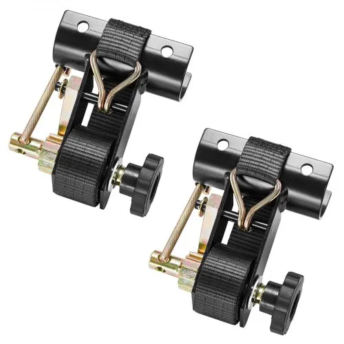 VEVOR Spanngurte für Leitergestell, 47,5–50,8 mm, schwarze Rundrohrbefestigung, 38 mm x 2,25 m, Ratschengurte mit doppelten J-Haken, 226,8 kg Traglast, mit Schnallenverschluss (2er-Pack) VEVOR Spanngurte für Leitergestell, 47,5–50,8 mm, schwarze Rundrohrbefestigung, 38 mm x 2,25 m, Ratschengurte mit doppelten J-Haken, 226,8 kg Traglast, mit Schnallenverschluss (2er-Pack)