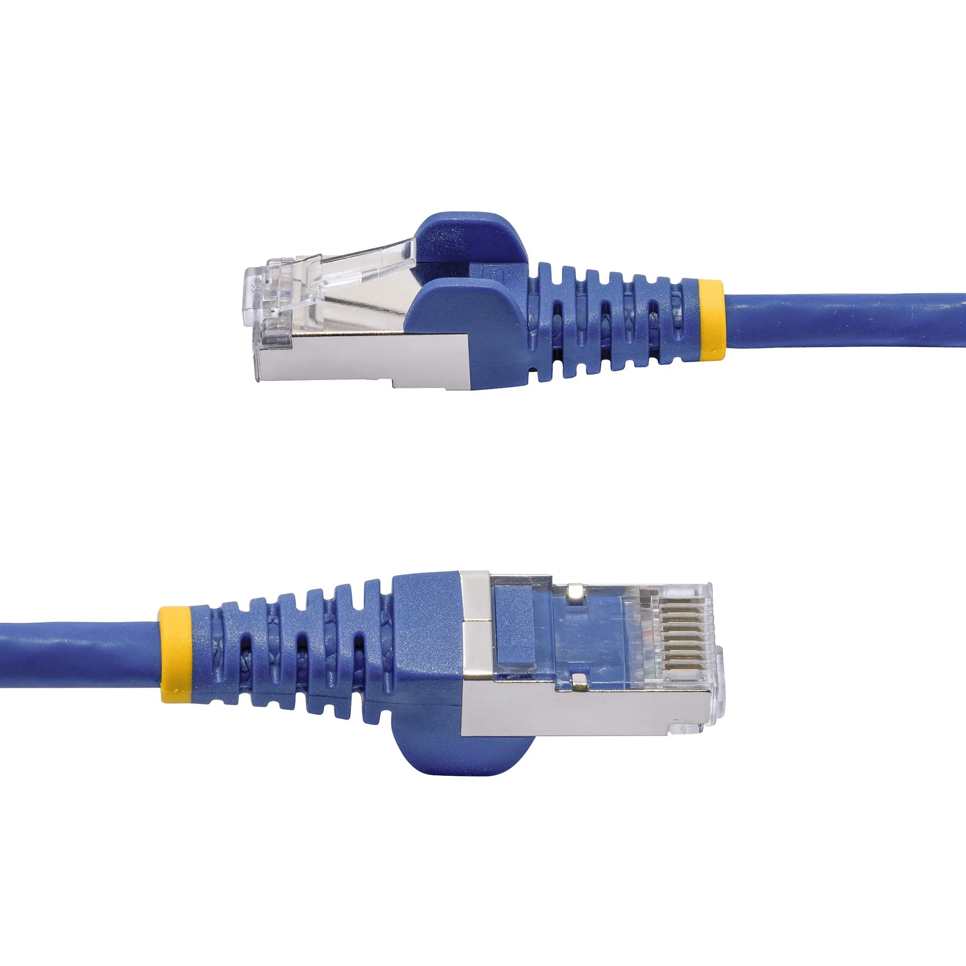 StarTech.com 1 m Blaues CAT8 Netzwerkkabel, Snagless RJ45 Patchkabel, 25G/40G LAN Kabel, 2000MHz, 100W PoE++, S/FTP, 26AWG Reinkupfer, LSZH, Ethernetkabel mit Zugentlastung, Fluke Getestete PiMF Datenkabel – Bild 3