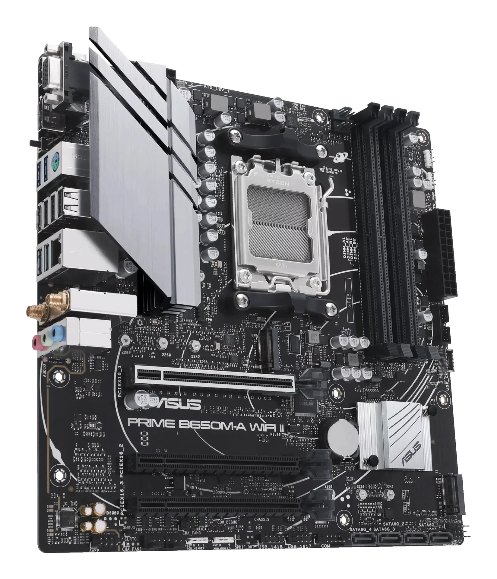 ASUS PRIME B650M-A WIFI II AMD B650 Sockel AM5 micro ATX – Bild 4