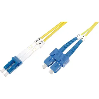 LWL Patchkabel, Duplex, LC > SC Stecker, Singlemode OS2 LWL Patchkabel, Duplex, LC > SC Stecker, Singlemode OS2