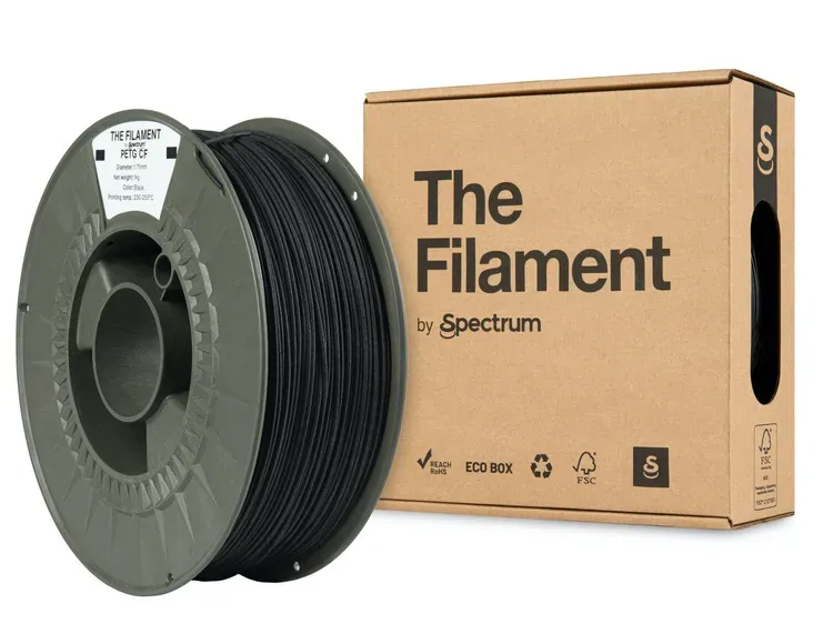 The Filament · PETG CF · BLACK · 1.75mm · 1kg The Filament · PETG CF · BLACK · 1.75mm · 1kg