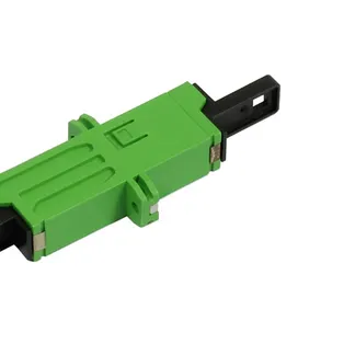 LWL-Kupplung,LSH(E2000APC)-Buchse/LSH(E2000APC)-Buchse, 9/125u Singlemode, grün, simplex, PVC, Keramikhülse, mit Flansch, Synergy 21 LWL-Kupplung,LSH(E2000APC)-Buchse/LSH(E2000APC)-Buchse, 9/125u Singlemode, grün, simplex, PVC, Keramikhülse, mit Flansch, Synergy 21