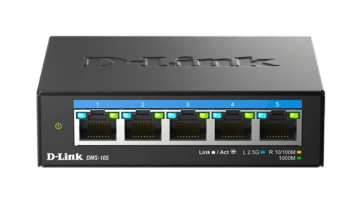 D-Link 5-Port 2.5G Multi-Gigabit Desktop Switch – Bild 3