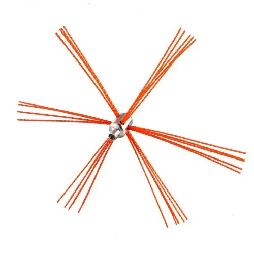 VEVOR Ofenrohrbürste-Set, 7 m max. Länge, Schornsteinbürsten, Schornsteinfeger-Satz, Kaminbürste, um 90° biegbares Kaminreinigungswerkzeug, für quadratische & rechteckige Schornsteine – Bild 9