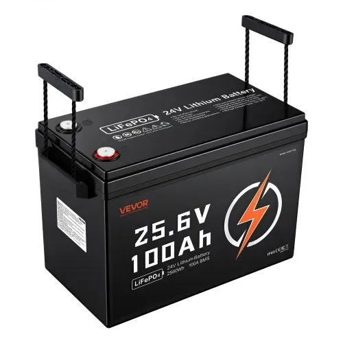VEVOR LiFePO4 Batterie 24 V 100 Ah 100 A Lithiumbatterie für Elektromotoren Wohnmobile Campingwagen Solaranlagen und Elektromotoren, mit Niedertemperaturschutz Tragbarem Design und Leichtbauweise – Bild 9
