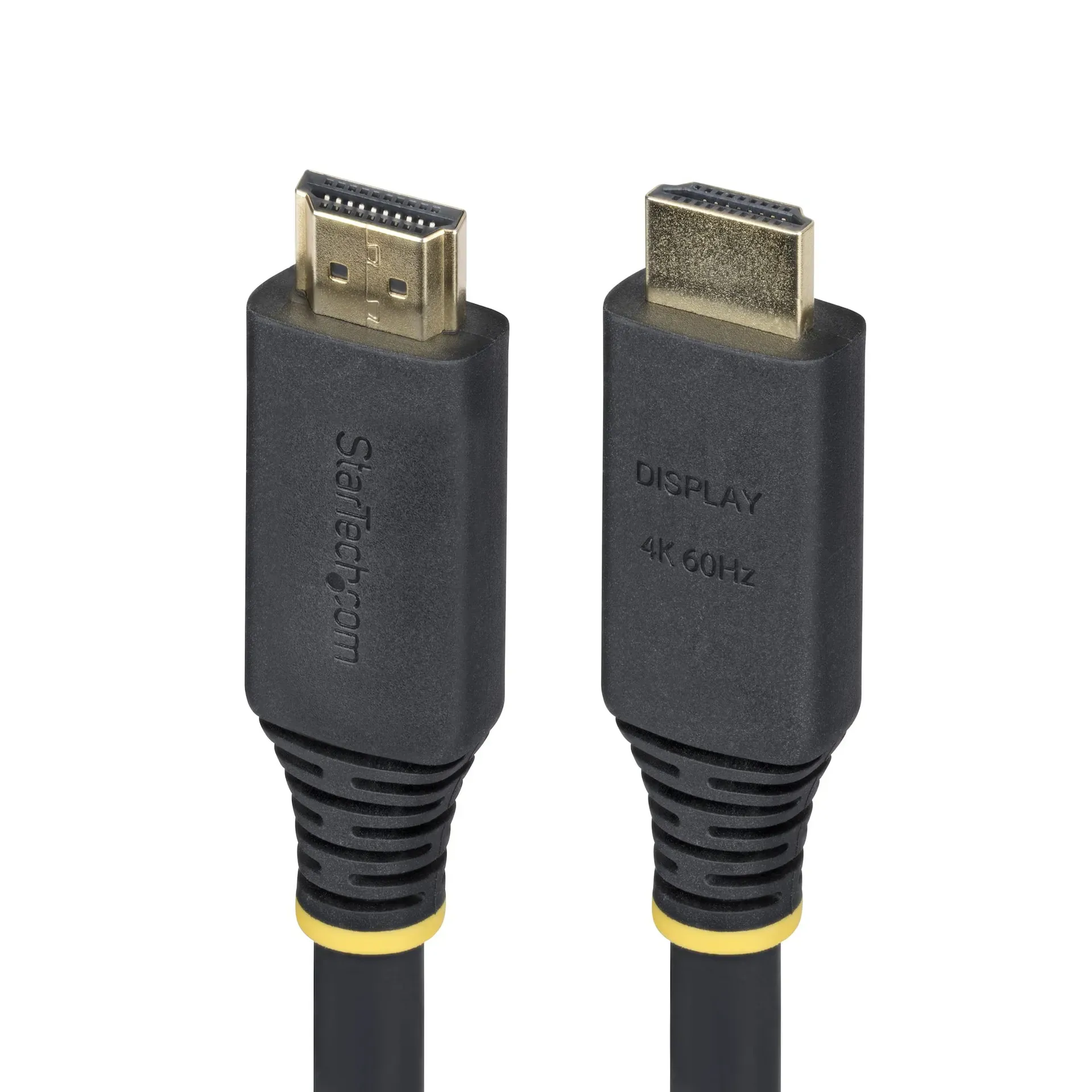 StarTech.com 10m Aktives High Speed HDMI Kabel, 4K 60Hz/1440p 144Hz, HDR10/HDCP 2.2/ARC, 18Gbps, UHD HDMI 2.0 Arc Kabel für Fernseher/Monitor/PC/Laptop/Projektor, TPE-Mantel – Bild 2