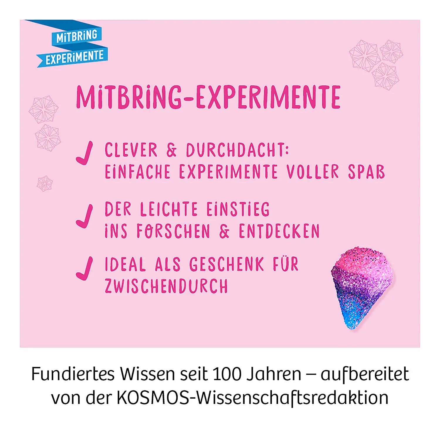 Kosmos Glitzer-Diamanten – Bild 6