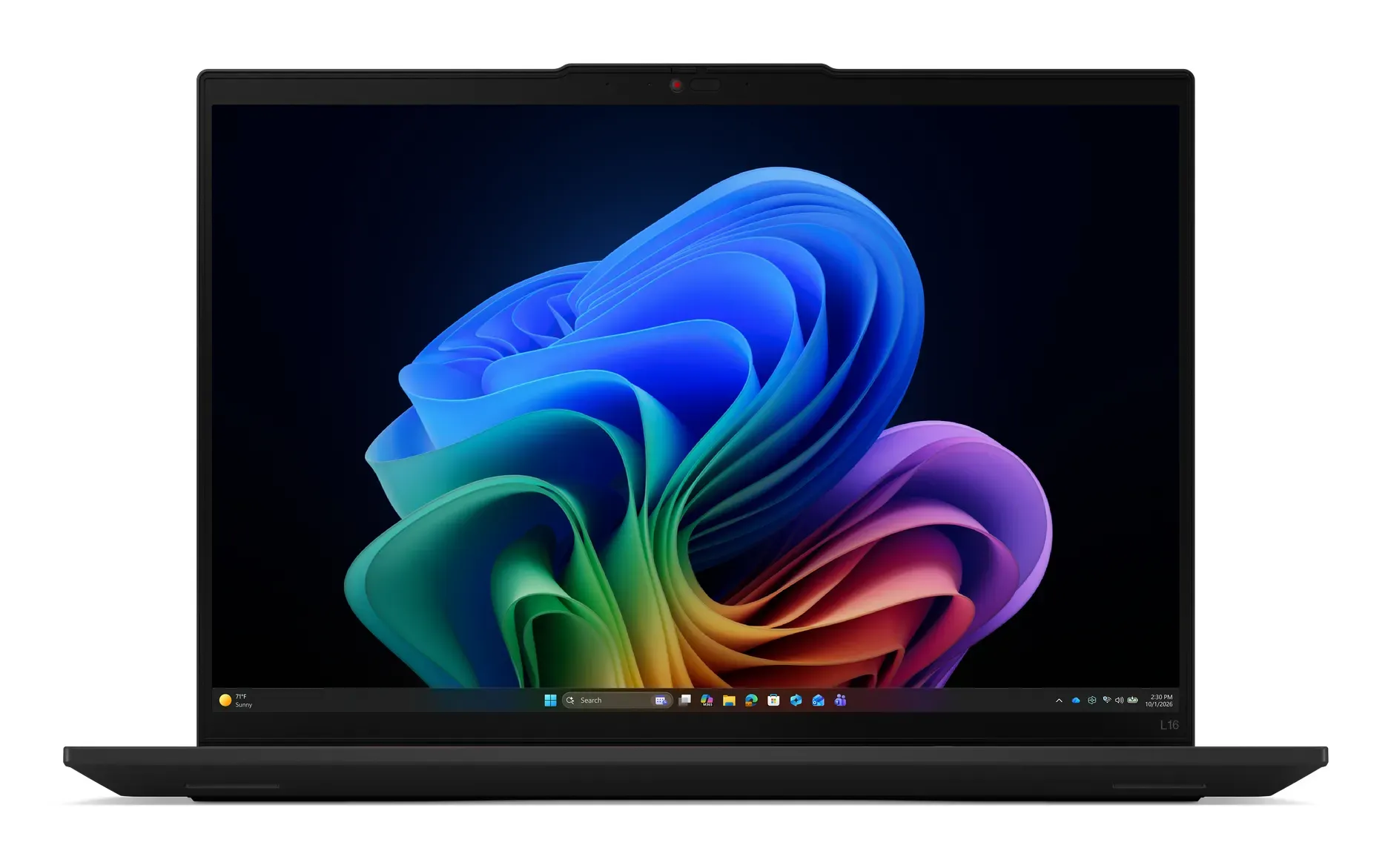 Lenovo ThinkPad L16 Gen 3 (AMD) Copilot+ PC AMD Ryzen AI 7 445 Laptop 40,6 cm (16") WUXGA 32 GB DDR5-SDRAM 1 TB SSD Wi-Fi 7 (802.11be) Windows 11 Pro Deutsch Schwarz – Bild 2